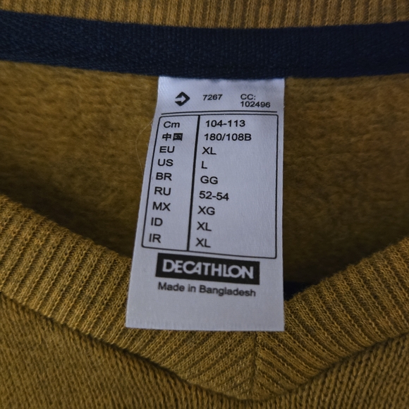 Classic V-Neck Sweater in Warm Tan - Picture 2 of 15